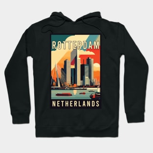 Experience Rotterdam in Netherlands - Stunning Travel Art Hoodie